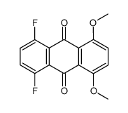 1,4-difluoro-5,8-dimethoxyanthracene-9,10-dione Structure