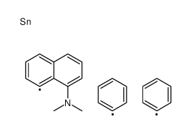 N,N-dimethyl-8-[methyl(diphenyl)stannyl]naphthalen-1-amine结构式