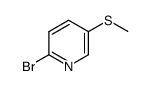 2-bromo-5-methylthiopyridine Structure