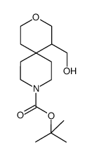 1-Hydroxymethyl-3-oxa-9-aza-spiro[5.5]undecane-9-carboxylic acid tert-butyl ester structure