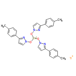 三氢(3-p-甲苯吡唑-1-基)硼酸铊盐结构式