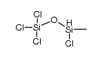 1,1,1,3-tetrachloro-3-methyldisiloxane Structure