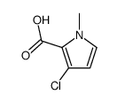 3-chloro-1-methylpyrrole-2-carboxylic acid结构式