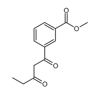 methyl 3-(3-oxopentanoyl)benzoate结构式