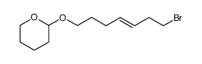 (E)-(7-tetrahydropyran-2-yloxy)hept-3-enyl bromide Structure