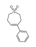 4-phenyl--2,3,6,7-tetrahydrothiepine 1,1-dioxide Structure