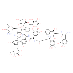 Ristomycin A, 2C-O-deO-.beta.-D-arabinopyranosyl-(1?2)-O-.alpha.-D-mannopyranosyl-(1?2)- picture