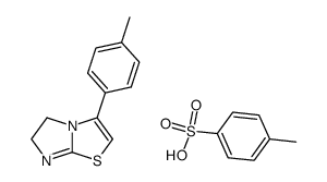 3-p-Tolyl-5,6-dihydro-imidazo[2,1-b]thiazole; compound with toluene-4-sulfonic acid结构式