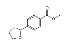 methyl 4-(1,3-dioxolan-2-yl)benzoate结构式