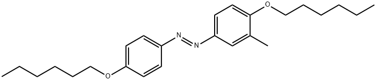 4,4'-双(己氧基)-3-甲基偶氮苯结构式