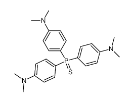 Tris[p-(dimethylamino)phenyl]phosphine sulfide structure