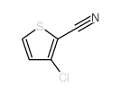 3-Chloro-2-cyanothiophene Structure
