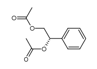 (S)-2-methylcarbonyloxy-1-phenylethyl acetate Structure