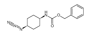 benzyl (1s,4s)-4-azidocyclohexylcarbamate结构式