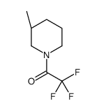 Piperidine, 3-methyl-1-(trifluoroacetyl)-, (R)- (9CI)结构式