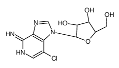 (2R,3R,4S,5R)-2-(4-amino-7-chloroimidazo[4,5-c]pyridin-1-yl)-5-(hydroxymethyl)oxolane-3,4-diol Structure