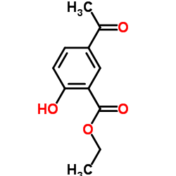 5-ACETYL-2-HYDROXYBENZOIC ACID ETHYL ESTER Structure
