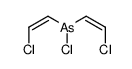 chloro-bis-(2-chloro-vinyl)-arsine Structure
