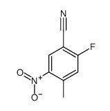 2-Fluoro-4-methyl-5-nitro-benzonitrile Structure