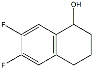 6,7-DIFLUORO-1,2,3,4-TETRAHYDRONAPHTHALEN-1-OL结构式