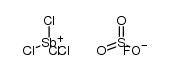 tetrachloroantimonium fluorosulfate Structure