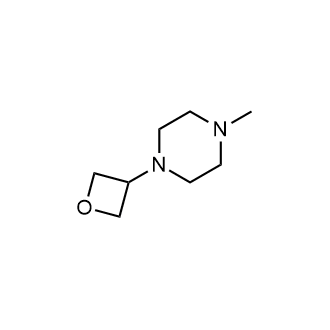 1-Methyl-4-(oxetan-3-yl)piperazine Structure