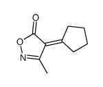 5(4H)-Isoxazolone,4-cyclopentylidene-3-methyl-(9CI) structure