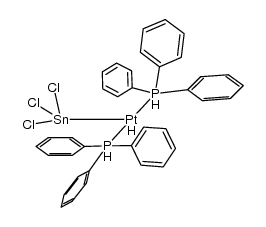 (trichlorostannyl)bis(triphenyl-l5-phosphanyl)platinum(IV) hydride结构式