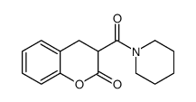 3-(Piperidinocarbonyl)-3,4-dihydro-2H-1-benzopyran-2-one picture