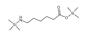 6-trimethylsilanylamino-hexanoic acid trimethylsilanyl ester Structure