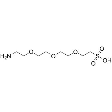 Amino-PEG3-C2-sulfonic acid结构式