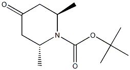 (2R,6R)-2,6-Dimethyl-4-oxo-piperidine-1-carboxylic acid tert-butyl ester图片