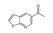 1-(噻吩并[2,3-b]吡啶-5-基)乙酮结构式