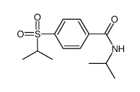 N-Isopropyl-p-(isopropylsulfonyl)benzamide structure