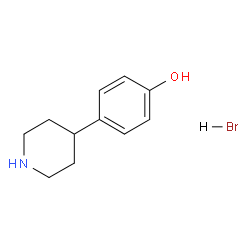 4-(哌啶-4-基)苯酚氢溴酸盐结构式
