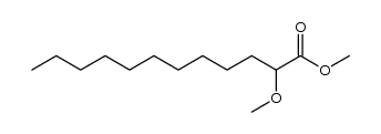 2-methoxy-dodecanoic acid methyl ester Structure