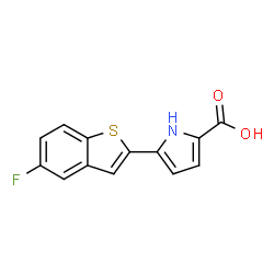 5-(5-Fluorobenzo[b]thiophen-2-yl)-1H-pyrrole-2-carboxylic acid picture