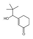 3-(1-hydroxy-2,2-dimethylpropyl)cyclohex-2-en-1-one Structure