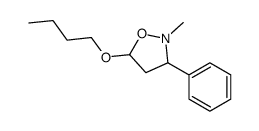 2-Methyl-3-phenyl-5-butoxyisoxazolidine结构式