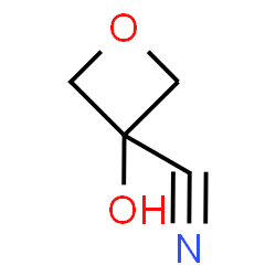 3-hydroxyoxetane-3-carbonitrile structure