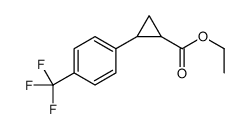 Ethyl 2-[4-(trifluoromethyl)phenyl]cyclopropanecarboxylate结构式