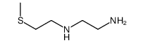 N'-(2-methylsulfanylethyl)ethane-1,2-diamine结构式