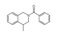 N-benzoyl-4-methyl-1,2,3,4-tetrahydroisoquinoline Structure