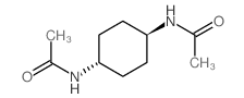 Acetamide,N,N'-trans-1,4-cyclohexanediylbis- (9CI) structure