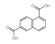 naphthalene-1,6-dicarboxylic acid结构式