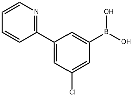 3-(Pyridin-2-yl)-5-chlorophenylboronic acid图片