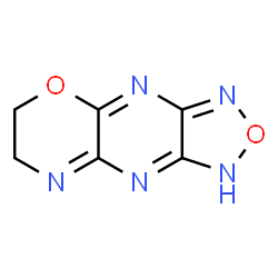 1H-[1,2,5]Oxadiazolo[3,4:5,6]pyrazino[2,3-b][1,4]oxazine,6,7-dihydro-(9CI)结构式