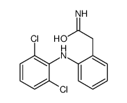 2-[2-(2,6-dichloroanilino)phenyl]acetamide结构式