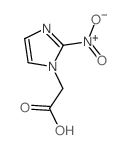 1H-Imidazole-1-aceticacid, 2-nitro- Structure