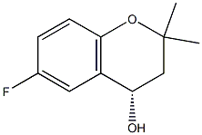 (S)-6-fluoro-2,2-dimethylchroman-4-ol结构式